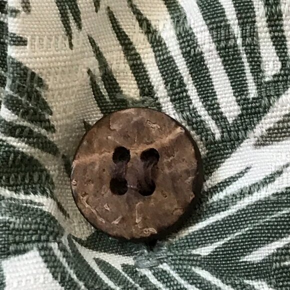 Hilo Hattie 100% Silk Hawaiian Shirt Men 2XL Green Floral Button Up Pocket 16908 - Picture 10 of 13